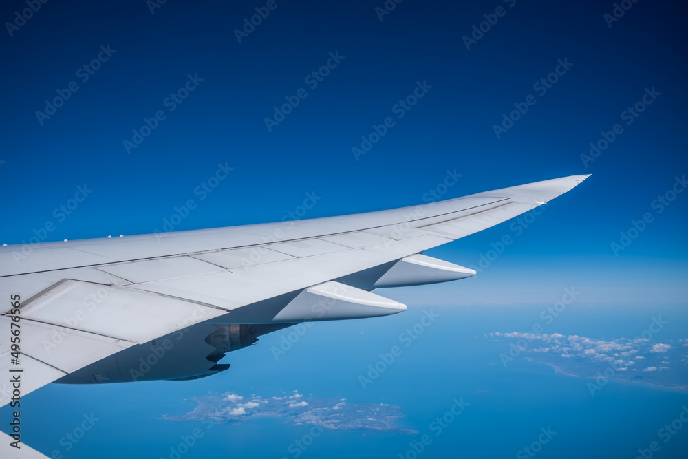 Fototapeta premium wing of airplane