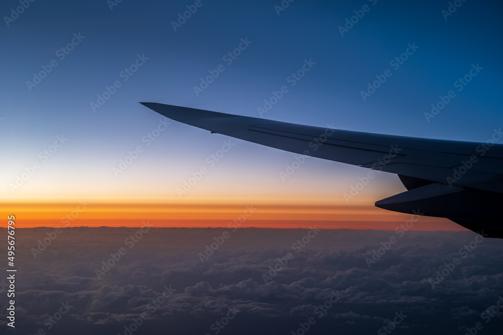 airplane in the sky airplane in the sky