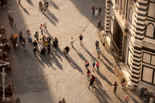 Italia, Toscana, Firenze, piazza Duomo.