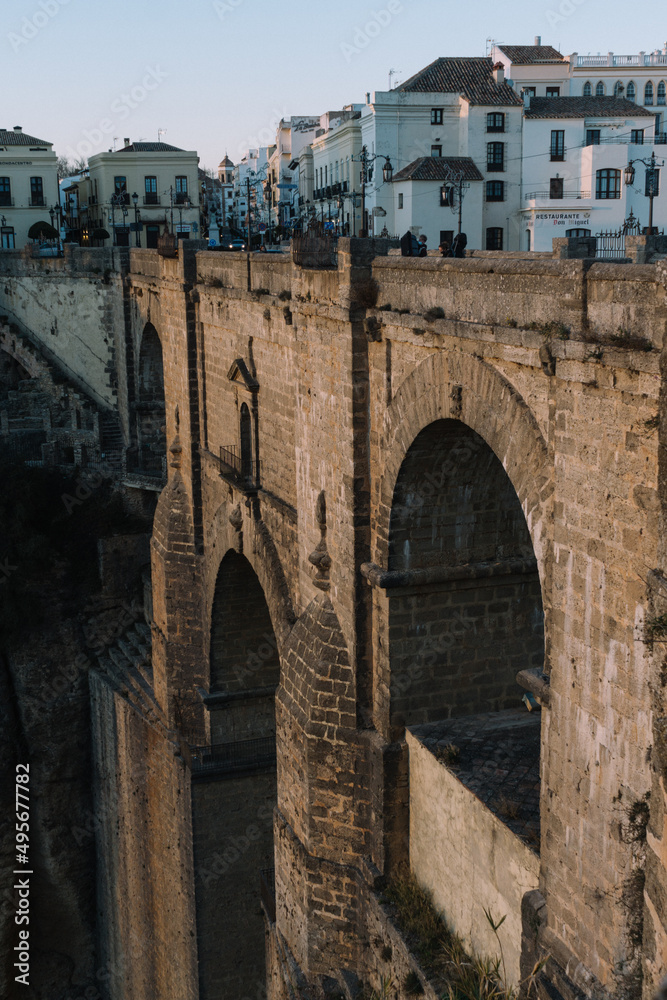 Famous Bridge of Ronda, Andalusia, Spain.