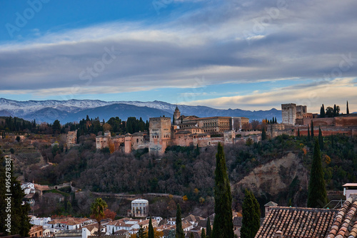 Fototapeta Naklejka Na Ścianę i Meble -  Alhambra, Granada España, lugares magicos de Europa 