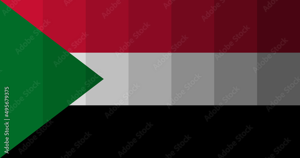Fototapeta premium Sudan flag image background