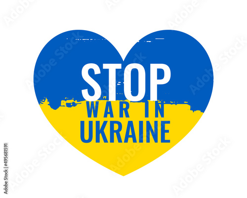 stop russia war in ukraine poster