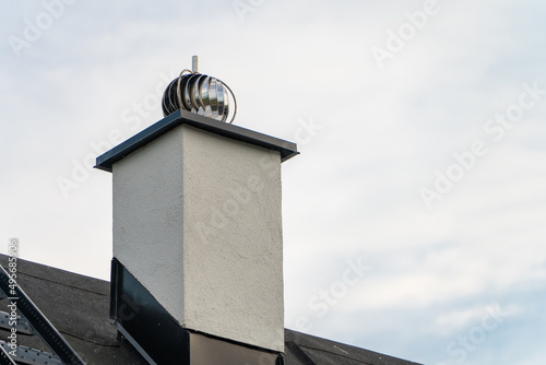 A roof ventilator for heat control moving on top roof