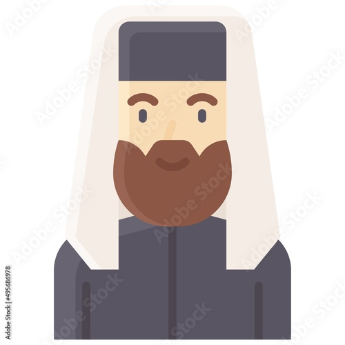 Photos Pharisees icon, Holy week related vector illustration