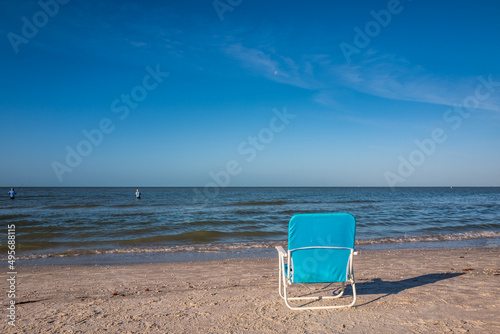 beach chair on the beach © Dirk