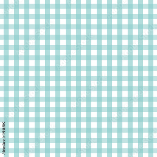 Cyan gingham pattern for Easter/Spring