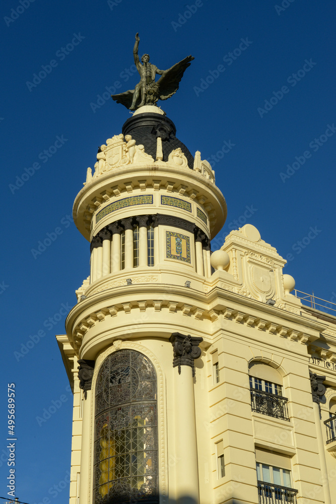 Building on Tendillas square at Cordova in Andalusia, Spain