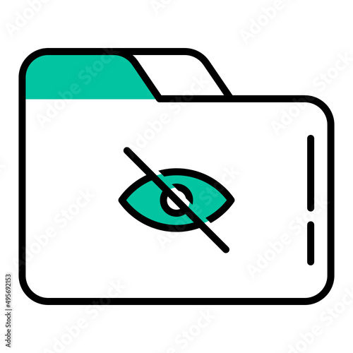 folder and eye visibility