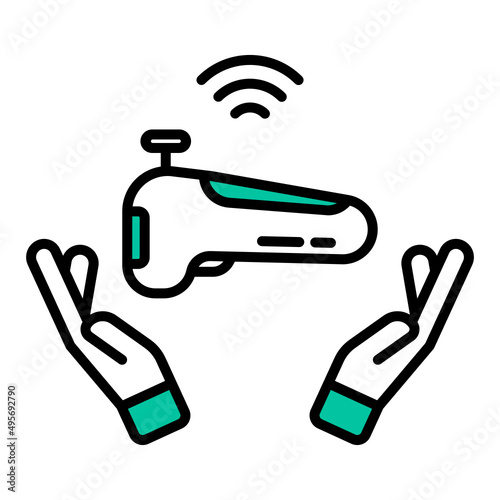 hand and controller gamepad