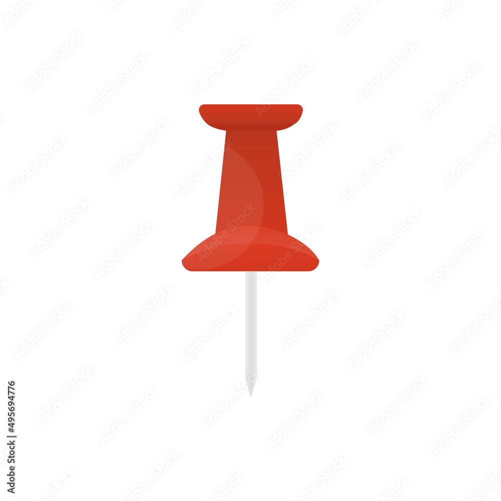 pushpin icon on a white background, vector illustration pushpin icon on a white background, vector illustration