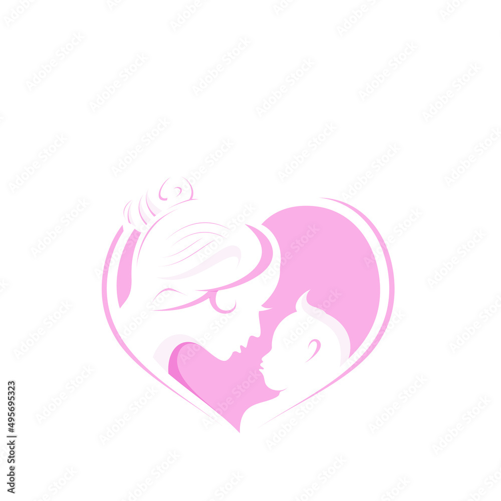 happy mothers day logo design happy mothers day logo design