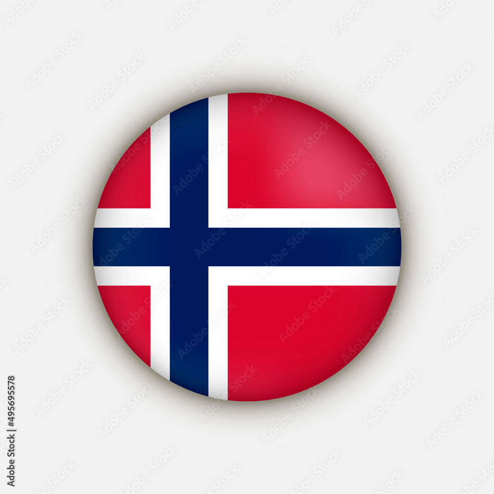 Country Norway. Norway flag. Vector illustration. Country Norway. Norway flag. Vector illustration.