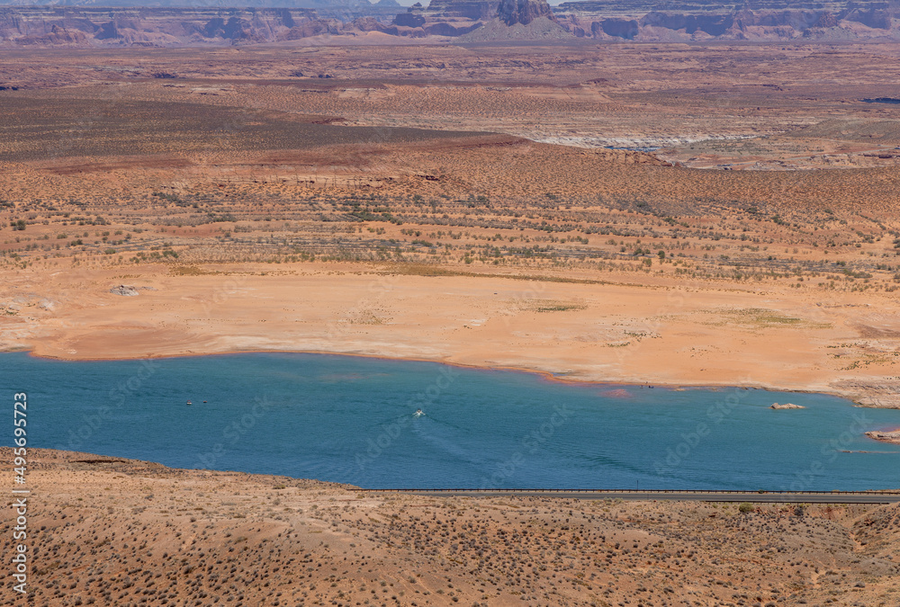 Scenic Lake Powell Arizona Landscape During a Drought Scenic Lake Powell Arizona Landscape During a Drought