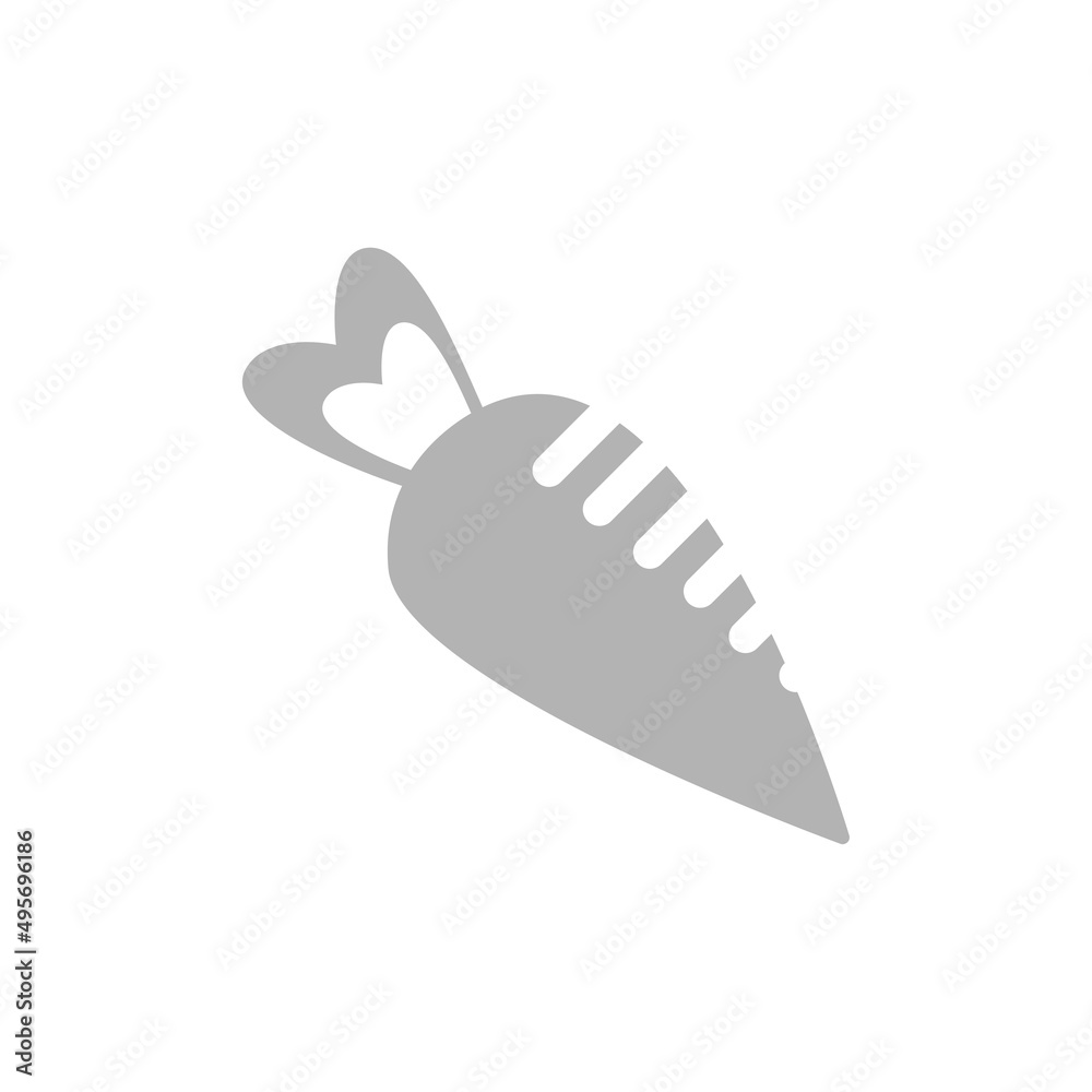 carrot icon on white background, vector illustration carrot icon on white background, vector illustration