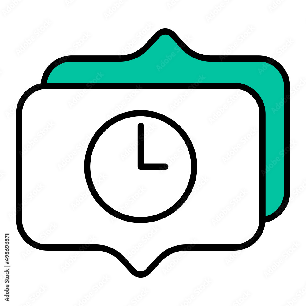 pending message and chat balloon icon pending message and chat balloon icon