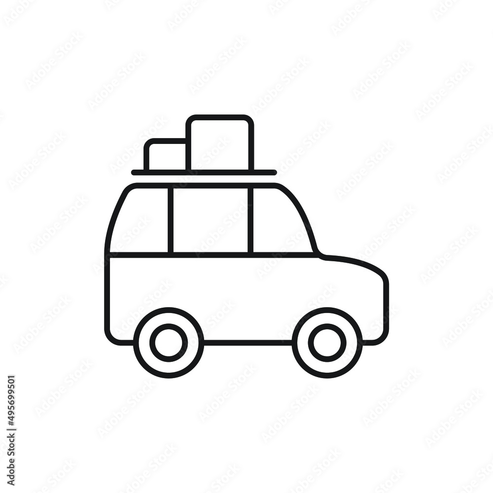 suv icons  symbol vector elements for infographic web
