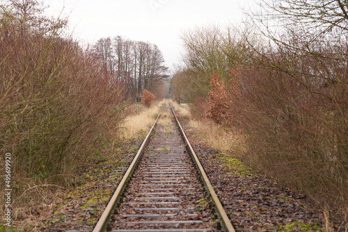 Old Railroad in autumn