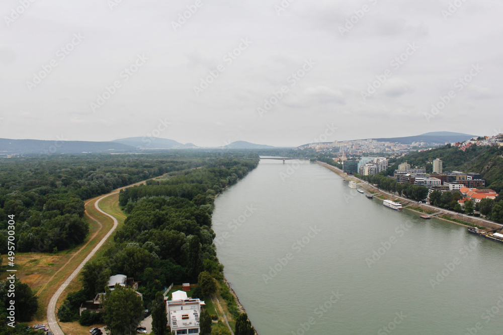 Stunning Panoramic Views From The Bratislava UFO Bridge Stunning Panoramic Views From The Bratislava UFO Bridge