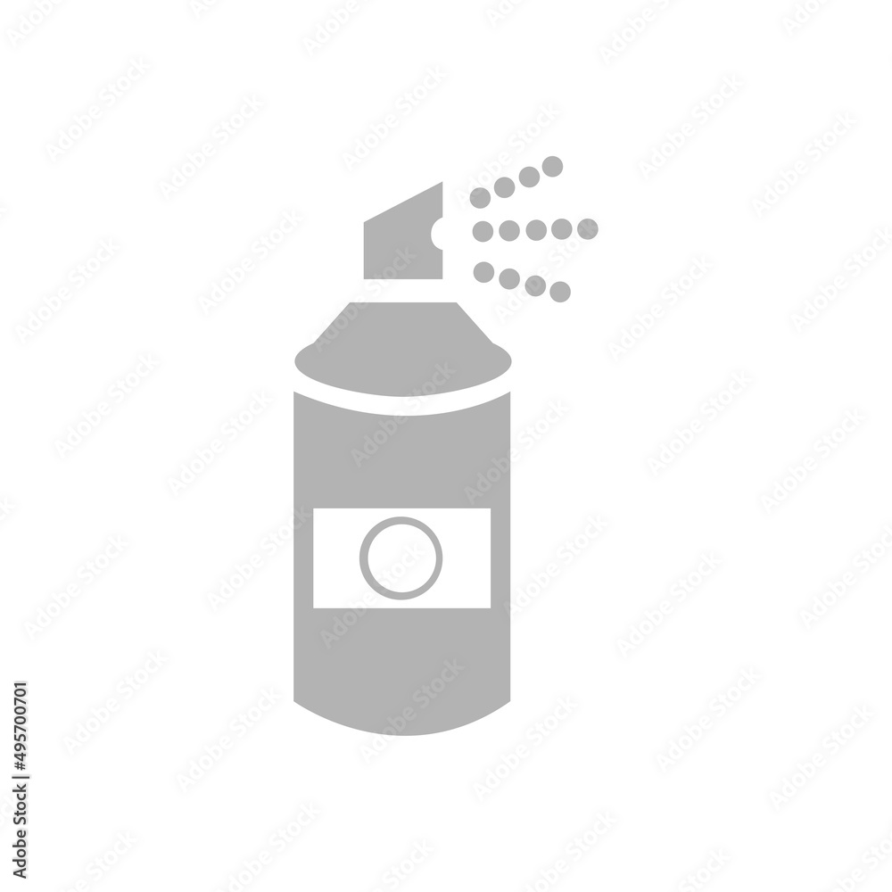 spray can icon with paint, vector illustration spray can icon with paint, vector illustration