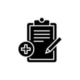 Medical Prescription icon in vector. logotype