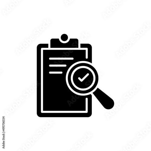 Auditing icon in vector. logotype