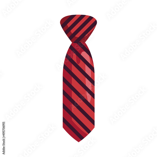 striped elegant tie