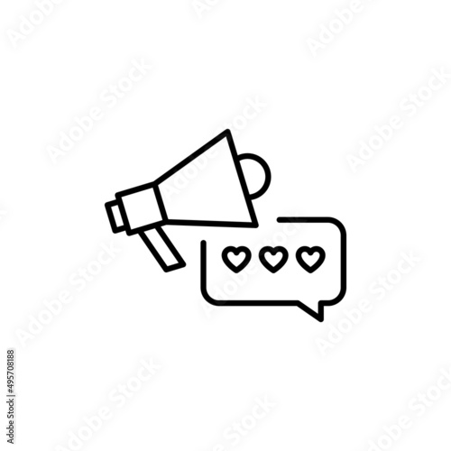 Campaign icon in vector. logotype