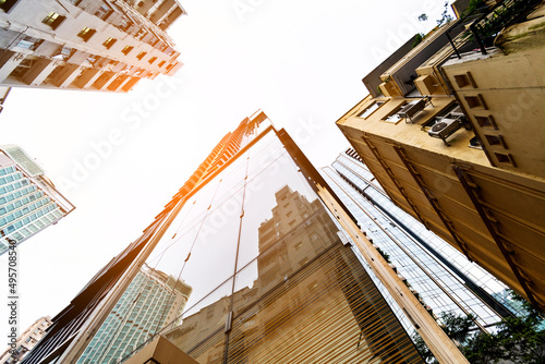 Photography Low angle view of office buildings
