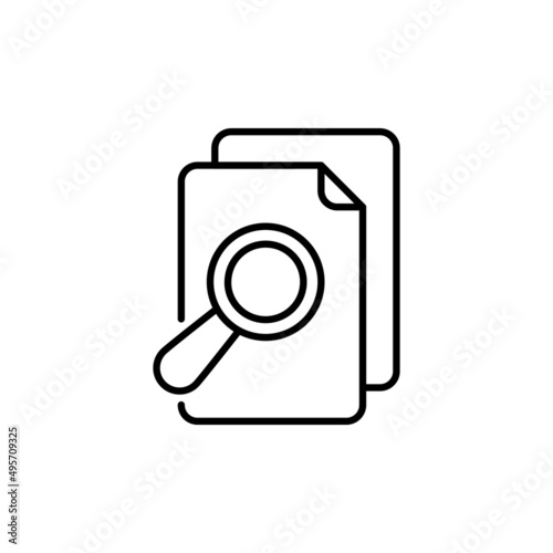 Project Overview icon in vector. logotype