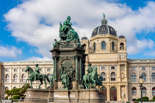Empress Maria Theresia monument on Maria-Theresien-Platz square, Vienna, Austria