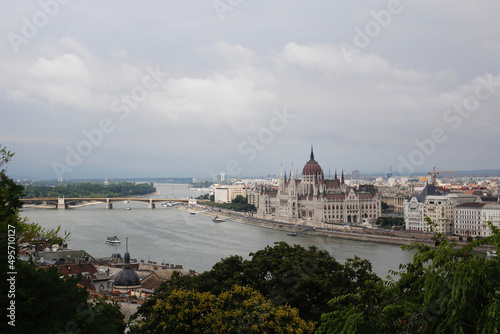 Panoramic Views of Budapest and The River Danube