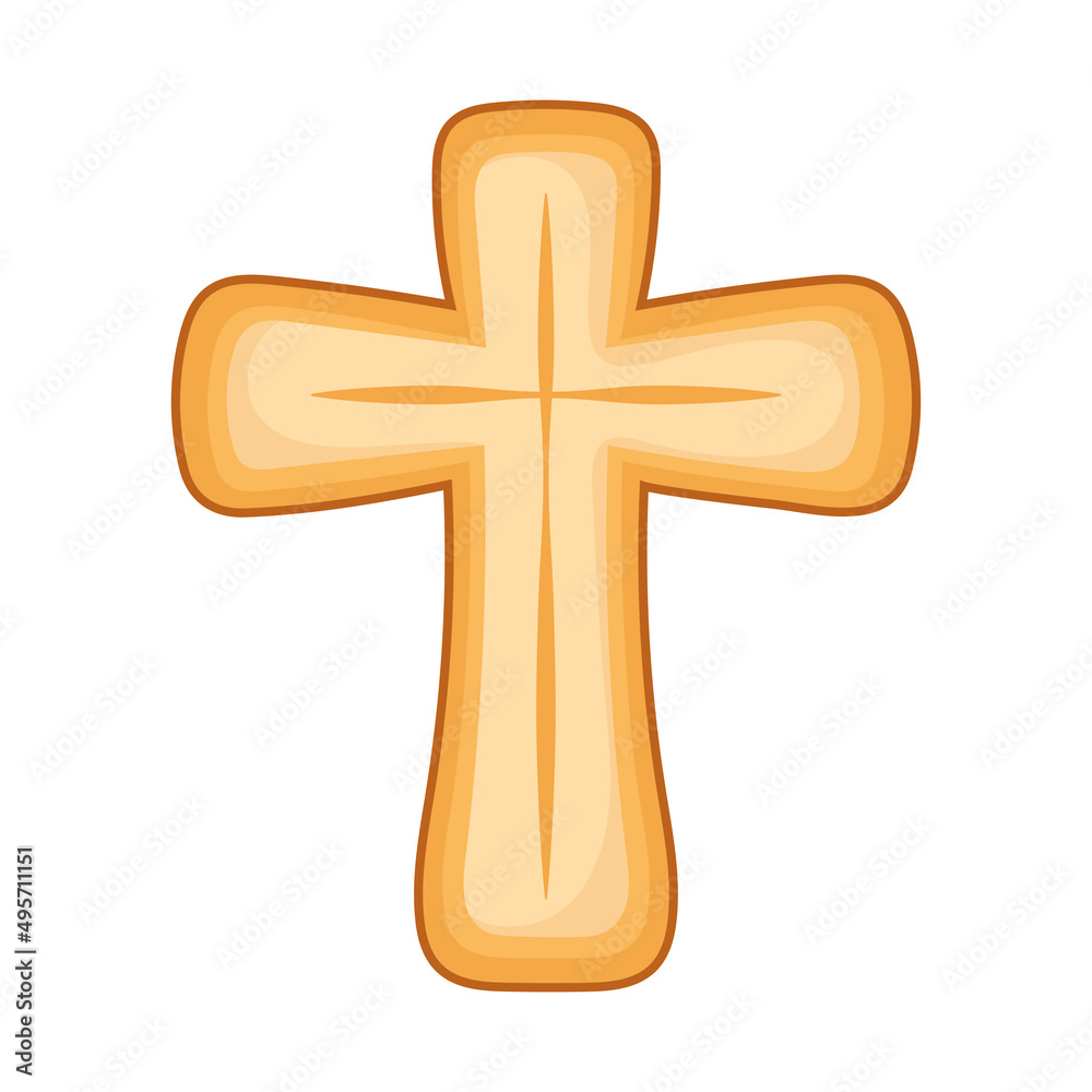 sacred golden cross Stock Vector | Adobe Stock