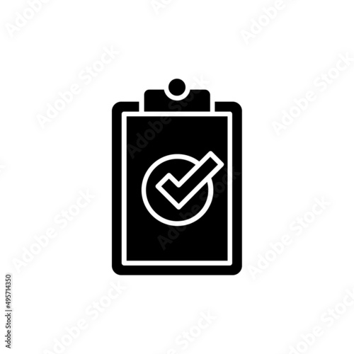 Checking icon in vector. logotype