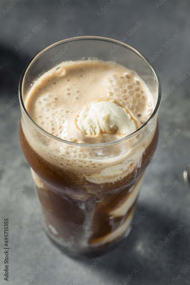 Cold Stout Beer Ice Cream Float Cold Stout Beer Ice Cream Float
