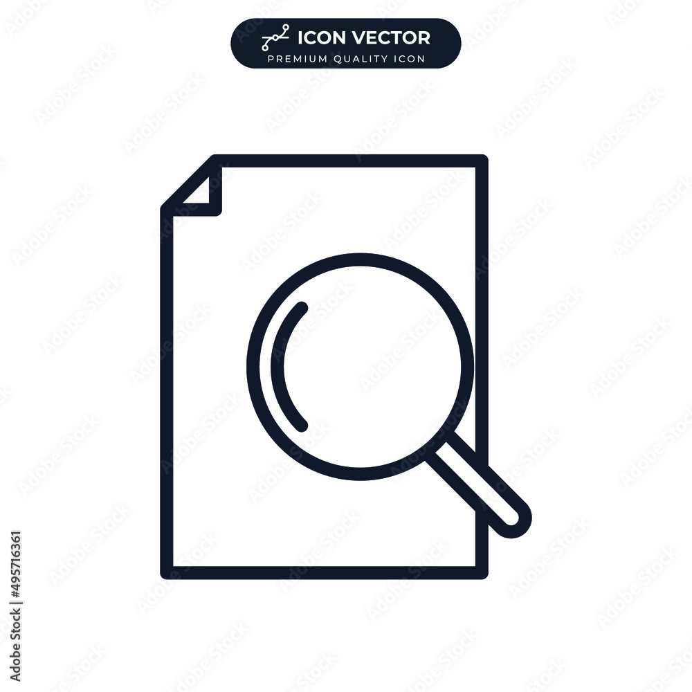 research icon symbol template for graphic and web design collection logo vector illustration research icon symbol template for graphic and web design collection logo vector illustration