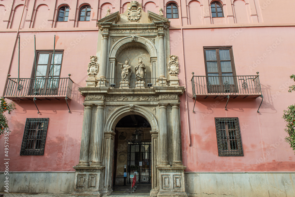 Fototapeta premium Granada from muslim architecture to Renaissence