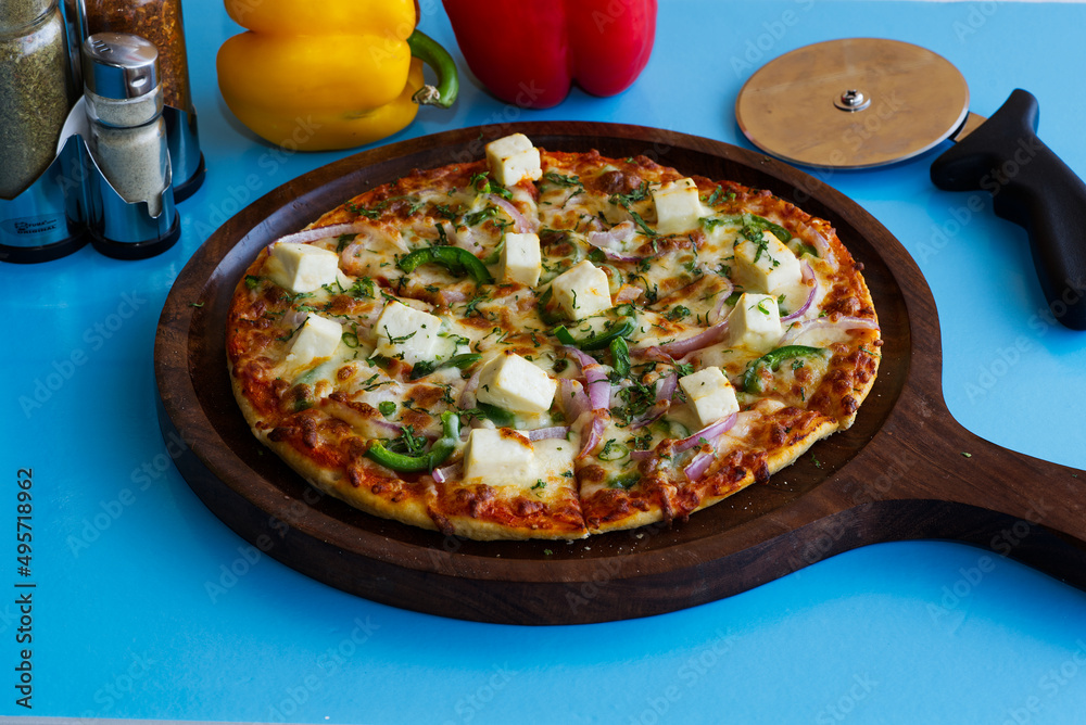 6 inch paneer pizza calories