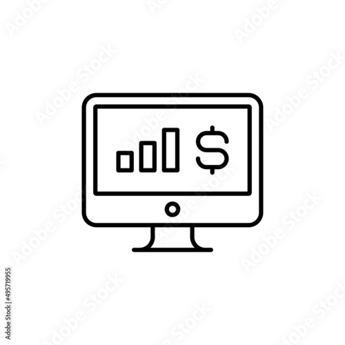 Profit icon in vector. logotype