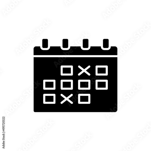 Event Calendar icon in vector. logotype