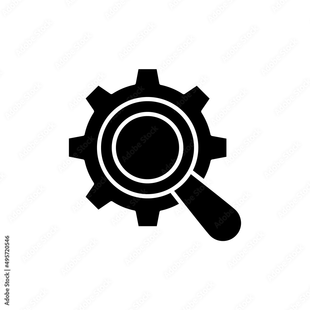 Search Engine Optimization icon in vector. logotype