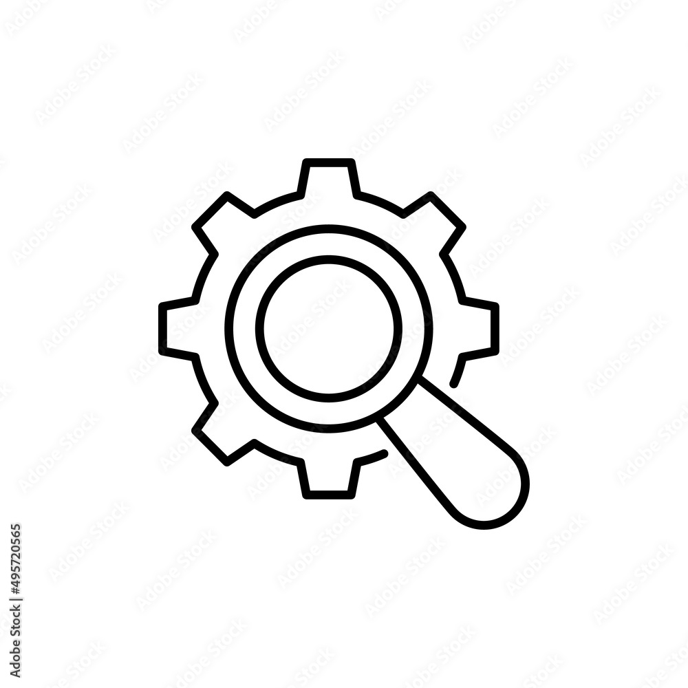 Search Engine Optimization icon in vector. logotype