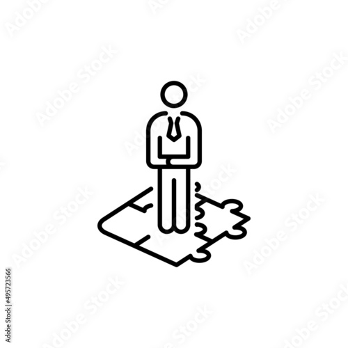 Human Resource icon in vector. logotype
