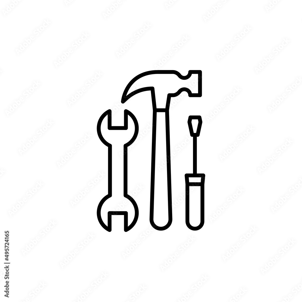 Tools icon in vector. logotype