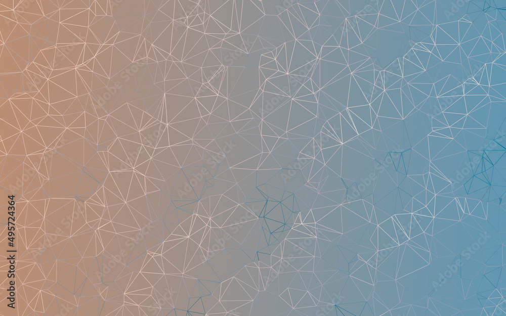 Fototapeta premium Background hexagon. Multicolored design polygonal. Color Light blue gray background geometric. Great business illustration. Backdrop polygonal style. 2d image.