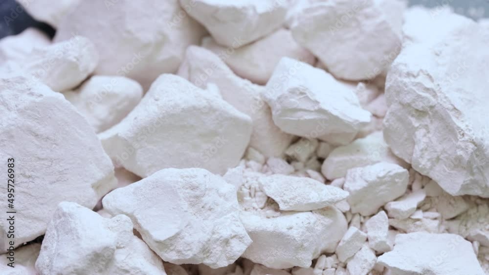 Clay white cosmetic and medical kaolin