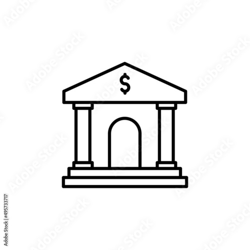 Bank Deposit icon in vector. logotype