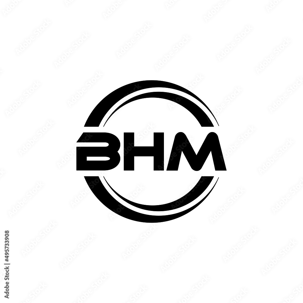BHM letter logo design with white background in illustrator, vector logo modern alphabet font overlap style. calligraphy designs for logo, Poster, Invitation, etc. BHM letter logo design with white background in illustrator, vector logo modern alphabet font overlap style. calligraphy designs for logo, Poster, Invitation, etc.