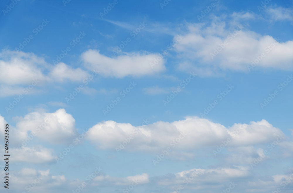 Blue sky with white clouds background Blue sky with white clouds background