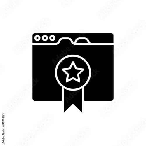 Page Rank icon in vector. logotype